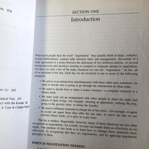 Negotiation book  [Second Edition] Litterer, Minton, Saunders, David M. Lewicki, - Picture 16 of 16